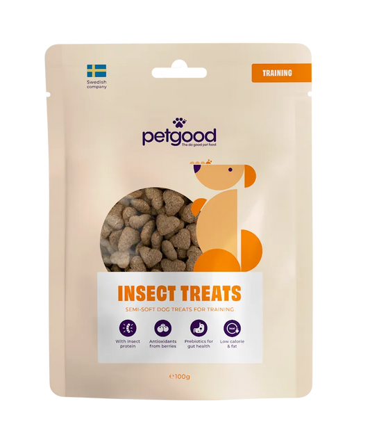 Insektsbaserat hundgodis för träning 100gr