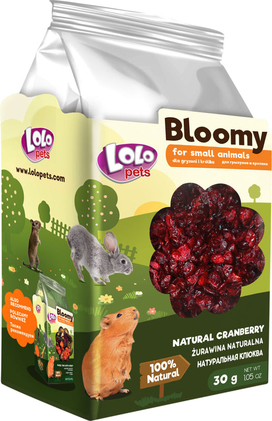 Bloomy Natural cranberries for rodents and rabbits