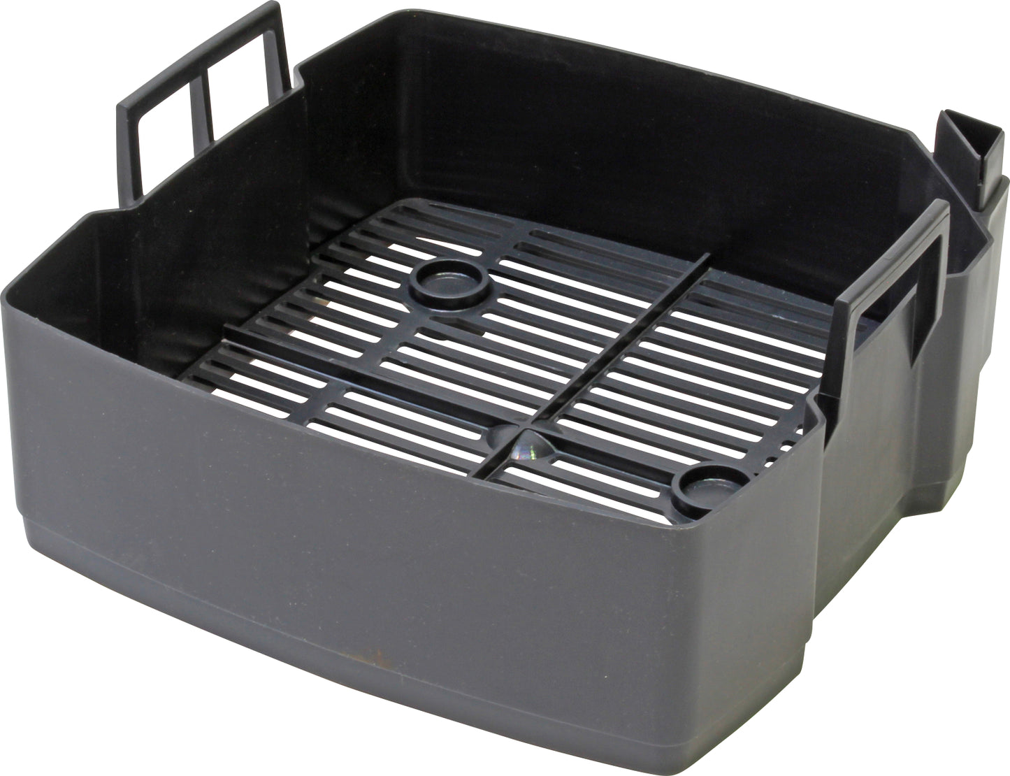 Filter media container