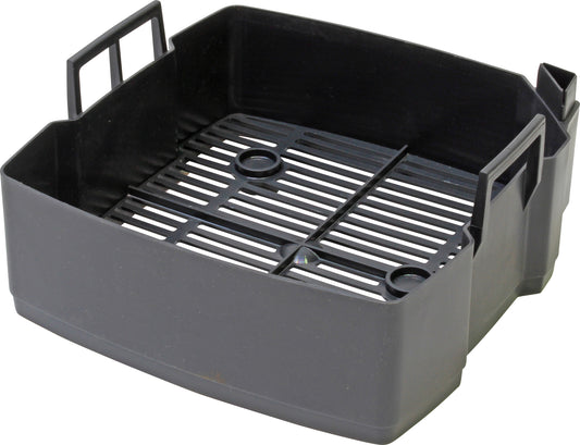 Filter media container